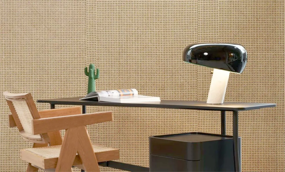 Rattan Wall Covering for JAPANDI HOME STYLE